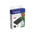 VERBATIM EXTERNAL HDD 500GB USB 3.2 G1 CERTIFIED REFURBISHED BLACK 53111