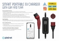 Inteligentna ładowarka (22 kW) EV nowej generacji z ekranem LCD i modułem Tuya