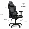 Fotel gamingowy z podświetleniem RGB