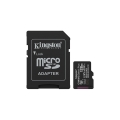 KINGSTON MEMORY CARD 64GB MICROSD+ ADP CANVAS PLUS GEN3 V10 U1 A1 SDCS3/128GB