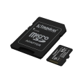 KINGSTON MEMORY CARD 64GB MICROSD + ADP CANVAS PLUS GEN3 V10 U1 A1 SDCS3/64GB