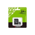 KINGSTON MEMORY CARD 64GB MICROSD + ADP CANVAS PLUS GEN3 V10 U1 A1 SDCS3/64GB