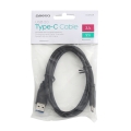 OMEGA USB 2.0 TYPE-C TO USB CABLE 3A 1M BLACK [43738]