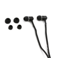 FREESTYLE ZIP EARPHONES + MIC FH2111 BLACK [41798]