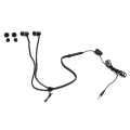 FREESTYLE ZIP EARPHONES + MIC FH2111 BLACK [41798]