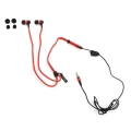 FREESTYLE ZIP EARPHONES + MIC FH2111 RED [41802]