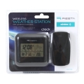FIESTA DIGITAL WEATHER STATION LCD INDOOR/OUTDOOR WIRELLESS BLACK EOL [42292]
