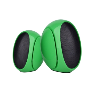 OMEGA SPEAKERS 2.0 OG-117B GREEN 3W RMS USB [42718]
