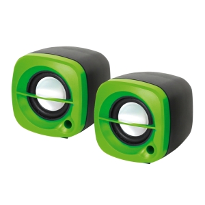 OMEGA SPEAKERS 2.0 OG-15 6W GREEN USB [43042]