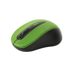 MOUSE OMEGA OM-416 WIRELESS 800-1200-1600DPI BLACK/GREEN [43165]