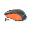 MOUSE OMEGA OM-419 WIRELESS 2,4GHz 1000DPI BLACK/ORANGE NANO USB RECEIVER [41794]