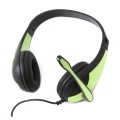 FREESTYLE HI-FI STEREO HEADSET + MIC + ADAPTER 2-1  FH4008 GREEN [42677]