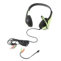 FREESTYLE HI-FI STEREO HEADSET + MIC + ADAPTER 2-1  FH4008 GREEN [42677]