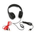 FREESTYLE HEADSET FH-4920 MIC BLACK mini jack + USB [42685]