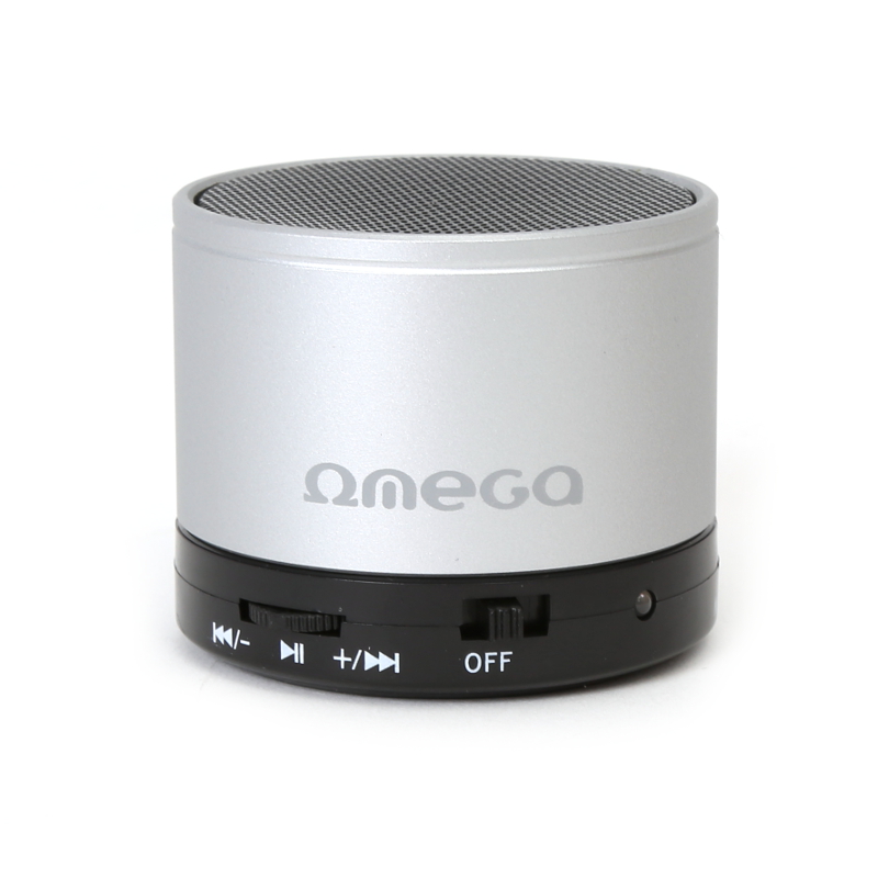 OMEGA SPEAKER / GŁOŚNIK OG47S ALU BLUETOOTH V3.0 SILVER [42647]