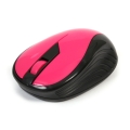 MOUSE OMEGA OM-415 WIRELESS 2,4GHz 1000DPI PINK/BLACK NANO USB RECEIVER [42207]
