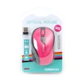 MOUSE OMEGA OM-415 WIRELESS 2,4GHz 1000DPI PINK/BLACK NANO USB RECEIVER [42207]