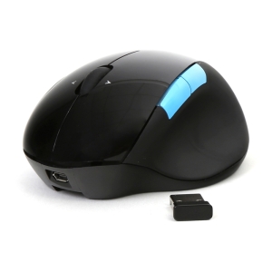 MOUSE OMEGA OM-425 "FAT" 2in1 ACCU WIRELESS 2,4GHz 1000DPI BLACK [43664]