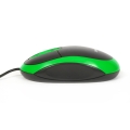 MOUSE OMEGA OM-06G OPTICAL 1200DPI VALUE LINE BLACK/GREEN [41879]