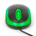 MOUSE OMEGA OM-06G OPTICAL 1200DPI VALUE LINE BLACK/GREEN [41879]