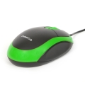 MOUSE OMEGA OM-06G OPTICAL 1200DPI VALUE LINE BLACK/GREEN [41879]