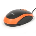 MOUSE OMEGA OM-06V OPTICAL 1200DPI VALUE LINE BLACK/ORANGE [41645]