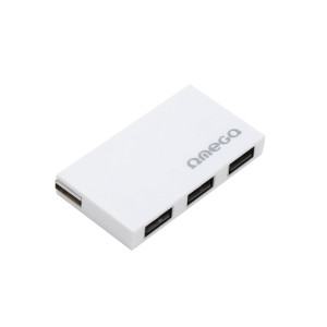 OMEGA USB 2.0 HUB 4 PORT BOX WHITE [42852]