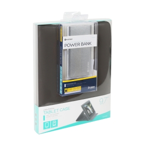OMEGA SET COVER FOR TABLET/E-BOOK 9,7-10,1"  MARYLAND/BLACK + POWER BANK 5000mAh SILVER