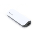 PLATINET POWER BANK LEATHER 2600mAh  WHITE + microUSB cable [43407]