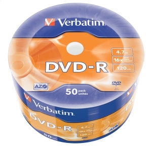 VERBATIM DVD-R 4,7GB 16X SP*50  43788