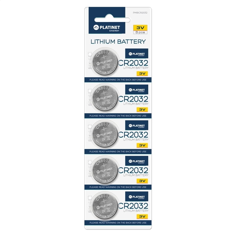 PLATINET BATTERY CR2032 BLISTER*5SZT [43911]