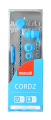 MAXELL EARPHONES WITH MIC CORDZ BLUE 303783.00.CN