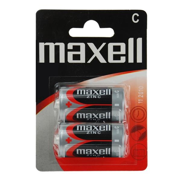 MAXELL BATTERY MANGANESE/ZINC R14 / C BLISTER*2  774403.04.EU