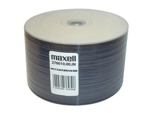 MAXELL DVD-R 16X 4,7GB WHITE INKJET PRINTABLE SP*50 276010.00.IN