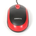 MOUSE OMEGA OM-06V OPTICAL 1200DPI VALUE LINE BLACK/RED [41646]