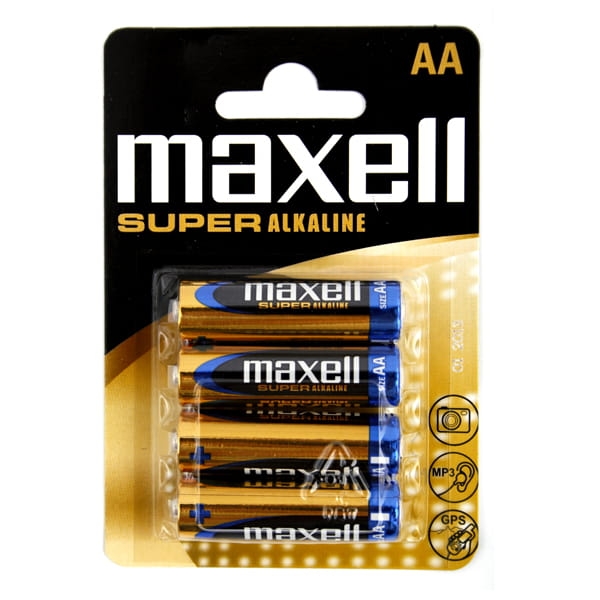 MAXELL BATTERY SUPER ALKALINE LR06/AA BLISTER*4  774409.04.EU