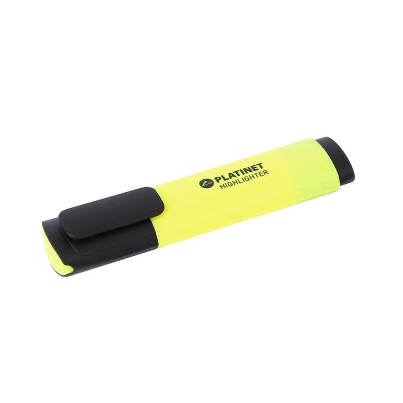 PLATINET ZAKREŚLACZ HIGHLIGHTERS YELLOW BLISTER*4  43010