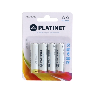 PLATINET BATTERY ALKALINE PRO LR6/AA BLISTER*4 [42464]