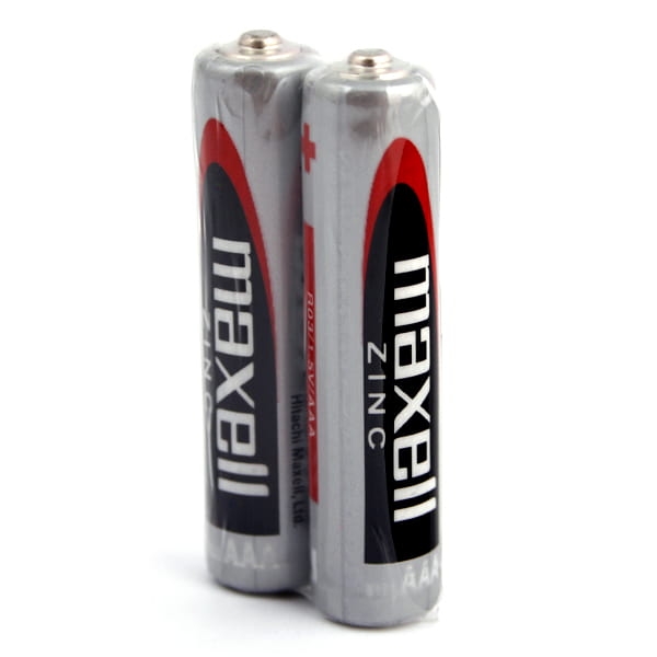 MAXELL BATTERY MANGANESE/ZINC R03/AAA SHRINK*2  774097.01.CN