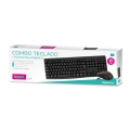 KEYBOARD ES+ MOUSE OMEGA OKM071B M-MEDIA W-LESS SET 2.4GHZ BLACK [44441]