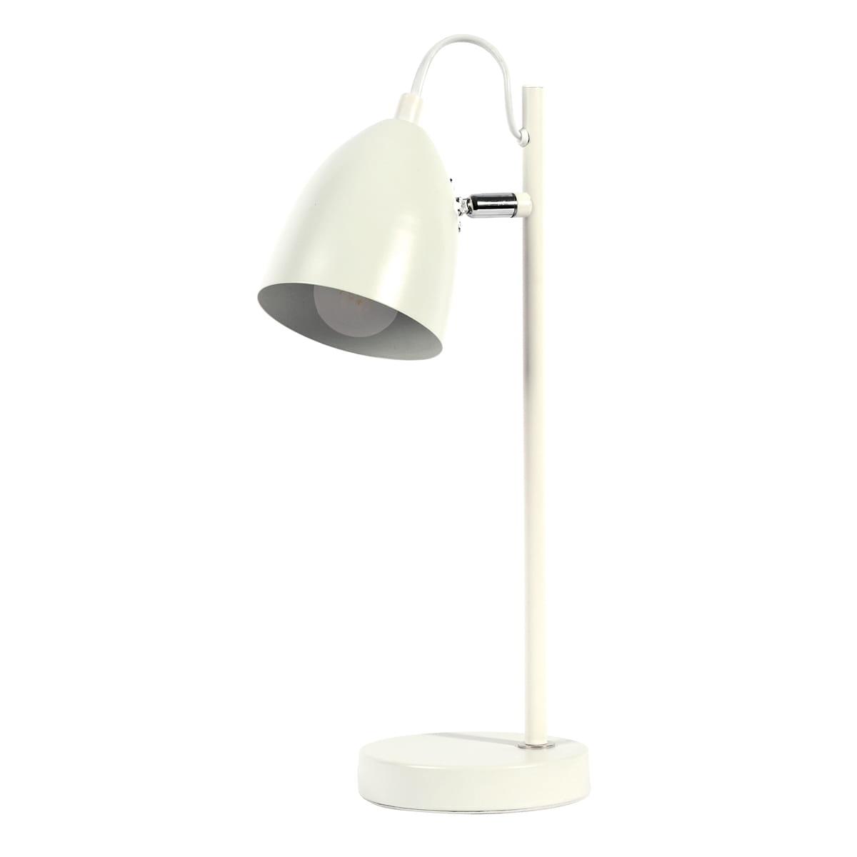 PLATINET TABLE LAMP 25W E14 METAL 1,5M CABLE WHITE H37