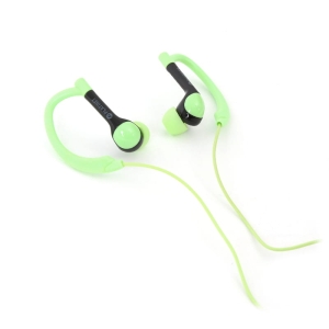 PLATINET IN-EAR EARPHONES + MIC SPORT PM1072 GREEN [42940]
