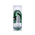 PLATINET MAMBA MICRO USB TO USB LEATHER CHECKED CABLE 1M GREEN [43323]