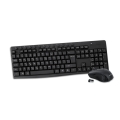 KEYBOARD GR + MOUSE OMEGA OKM071B M-MEDIA W-LESS SET 2.4GHZ BLACK [44444]