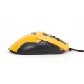 MOUSE OMEGA VARR OM-270 GAMING 1200-1600-2400-3200DPI YELLOW [41785]