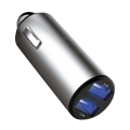 PLATINET CAR CHARGER METALLIC USB 2xUSB 4.8A [44804]