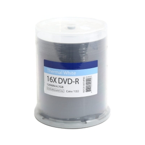 TRAXDATA DVD-R 4,7GB 16X PRO WHITE THERMAL PRINTABLE C100 907CK100THPRO
