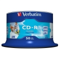 VERBATIM CD-R 700MB 52X AZO PRINTABLE CAKE*50  43438