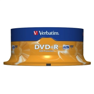 VERBATIM DVD-R 4,7GB 16X CAKE*25  43522