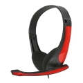 FREESTYLE HI-FI STEREO HEADSET + MIC FH4088O RED [43088]
